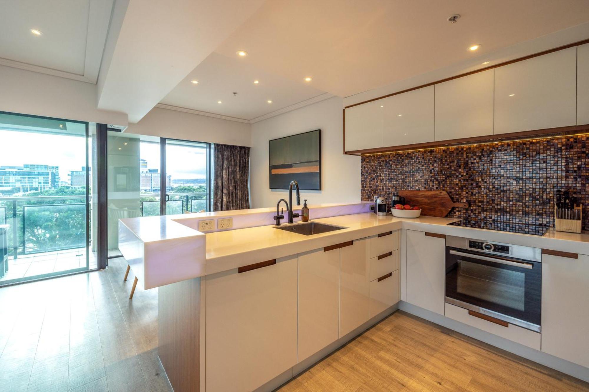 The Quays - Auckland Viaduct Appartement Buitenkant foto